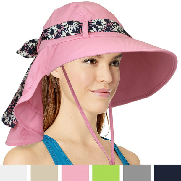 Sun Cube - Womens Sun Hat, Summer UV Protection Outdoor Hat with Wide ...