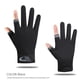 thumbnail image 3 of Guantes Pesca Antideslizante Cgtredaw Manopla Ciclismo Transpirable Con 2 Dedos Cortados Negro, 3 of 8