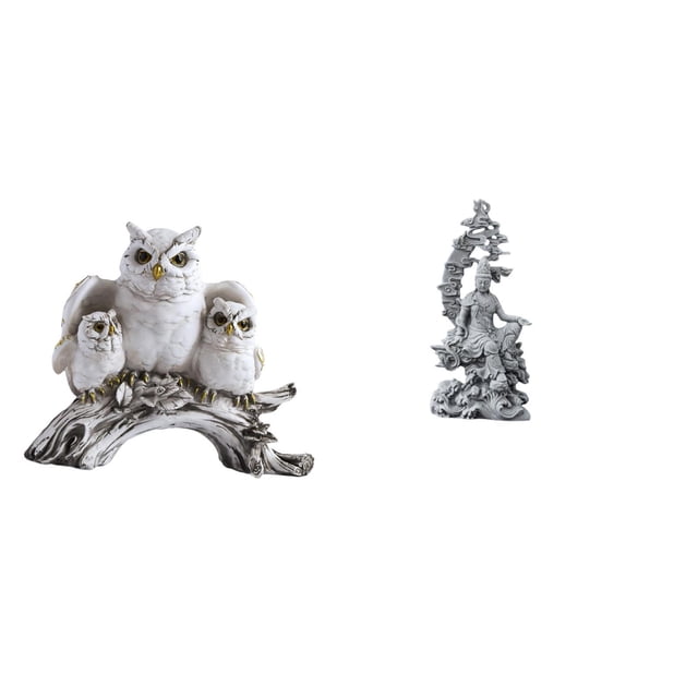 Figuras de búho,Figuras de búho,animales artificiales,artesanías,decoración del hogar,Estatua de Guan Yin,Estatua de Guan Yin para decoración del hogar.,Escultura de
