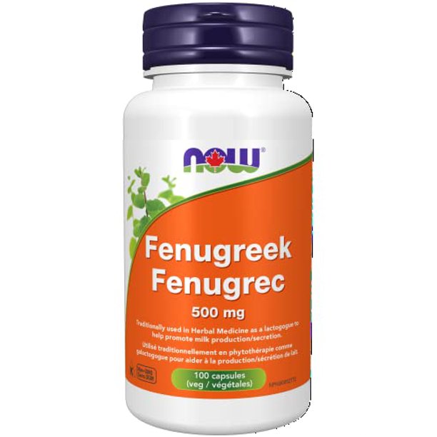 NOW Fenugreek (500 mg 100 Capsules)