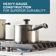 thumbnail image 4 of Farberware TrueCook Stainless Steel 14 Pcs Cookware Set, Dishwasher Safe, Metal Utensil and Induction Safe, Stainless Steel, 4 of 21