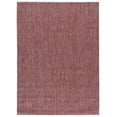 thumbnail image 2 of SAFAVIEH Courtyard Wayra Solid Indoor/Outdoor Area Rug, Red/Red, 5'5" x 7'7", 2 of 15