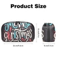 thumbnail image 5 of Christmas Waterproof Oxford Fabric USB Organizer Storage Box Charger Phone Case Cell Phone Cord Organizer 5.9x9.44x3.14 in., 5 of 6