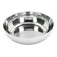thumbnail image 4 of Cuenco de acero inoxidable 304, fácil de limpiar, ahorro de espacio, almacenamiento, aspecto elegante, cuenco para servir para cocinar y hornear, 4 of 8