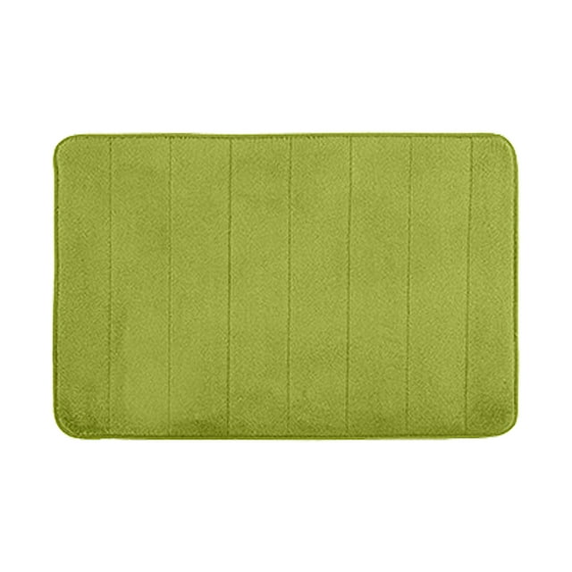 CoralFleeceEmbossedFloorMatsMemoryFoamCarpetSoftWaterAbsorbingAntiSlipNonWovenBackEnvironmentalFriendlySafeOdorlessHomeDecorationForBedroomLivingRoomBathroomSquare40x60cmBathRugs