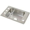 Elkay Drkad251740 Lustertone 25" Drop In Single Basin Stainless Steel Utility Sink - 4
