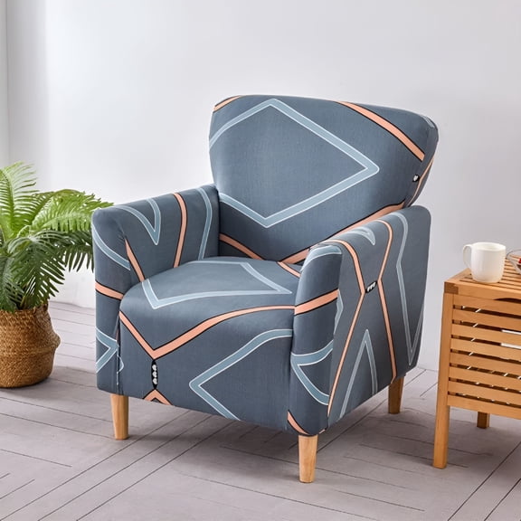 AUQ 2026 New Stretch Armchair Slipcover 1-Piece Accent Chair Covers with Arms Soft Chair Slipcovers for Living Room for Living Room, Bedroom, Study, Office, Lounge
