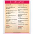 thumbnail image 5 of StoreSMART - Rigid Plastic Menu - 8.5" x 11" - 10-Pack - HPP812X11-MENU-10, 5 of 5
