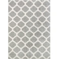 thumbnail image 2 of Well Woven  Zoe Modern Trellis Rug, Grey - 5 x 7 ft., 2 of 7