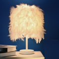 thumbnail image 2 of Modern Minimalist Feather Lamp, Tripod Table Lamp With Hand-Polished Hardware For Warm And Romantic Ambiance, 2 of 5