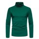 thumbnail image 1 of pstuiky hombres de manga larga, Camiseta informal de color liso para hombre, cuello alto, manga larga, base, manga larga, cuello alto camisetas de hombre l, 1 of 8