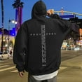 thumbnail image 1 of PMVFHDE Chandail à Capuchon Rétro pour Hommes avec Verset Graphique, Tenue Décontractée Inspirante pour Croyants, Chandail Confortable Noir, G, 1 of 5