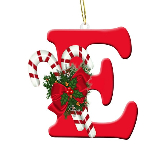 Hwkond Christmas Tree Decorations 26 Letters Christmas Tree Decoration Pendant, Christmas Tree Ornaments, Christmas Decoration Xmas Tree Hanging Decor Up to 60% Off