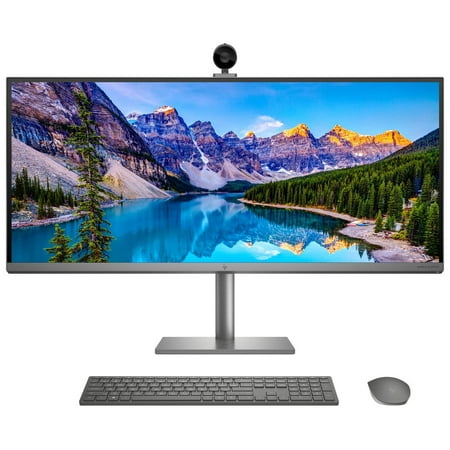 HP ENVY 34 Desktop 1TB SSD 32GB RAM (Intel Core i7-12700 processor TURBO BOOST to 5.00GHz, 32 GB RAM, 1 TB SSD, 34" 5K WUHD (5120 x 2160), GeForce RTX, Win 11) PC Computer All-in-One