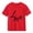 Red, variant on Piuwrlz Girl Graphic Shirts Tops Girls Short T-Shirts Sleeve Cotton Pullover White Size 9 Years