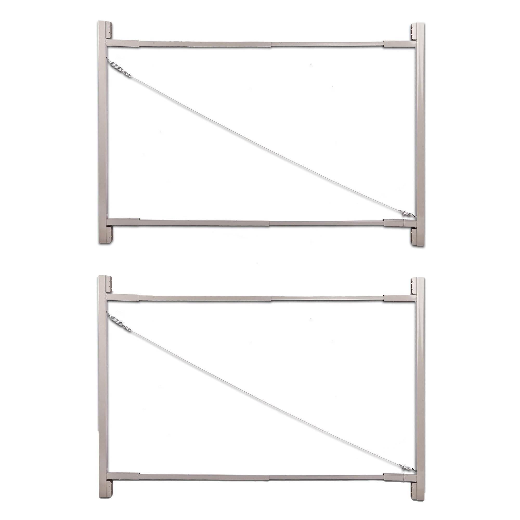 Adjust A Gate Gate Building Kit 36 72 Wide Opening Up To 6 High 2 Pack Walmart Com