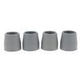 thumbnail image 3 of Puntas de muleta de goma Sunnimix 2x4 Piezas Protector de Extremo inferior Gris 3 Piezas, 3 of 8