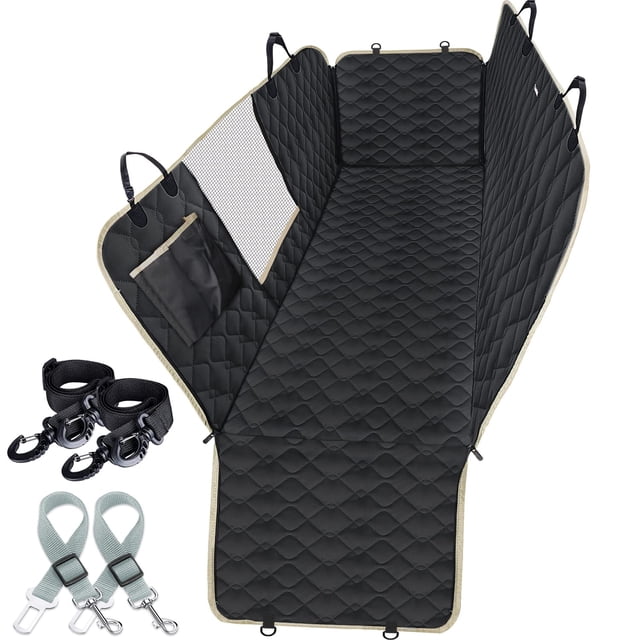 Fundas de asiento de coche para perros Lassie, impermeables y antideslizantes