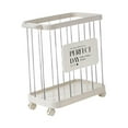 thumbnail image 3 of Cesta de lavandería con ruedas Strade Fareast Limited plateado, 3 of 8