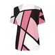 thumbnail image 5 of Blusa informal con cuello en V y manga corta con estampado de verano para mujer con estilo OAVQHLG3B Store  lin121212, 5 of 5