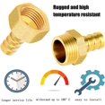 thumbnail image 3 of Jinsinto 12 Pack Hose Fittings Outer Thread and Inner Thread for Air Hose, Gas Hose, Water Hose, 3 of 5