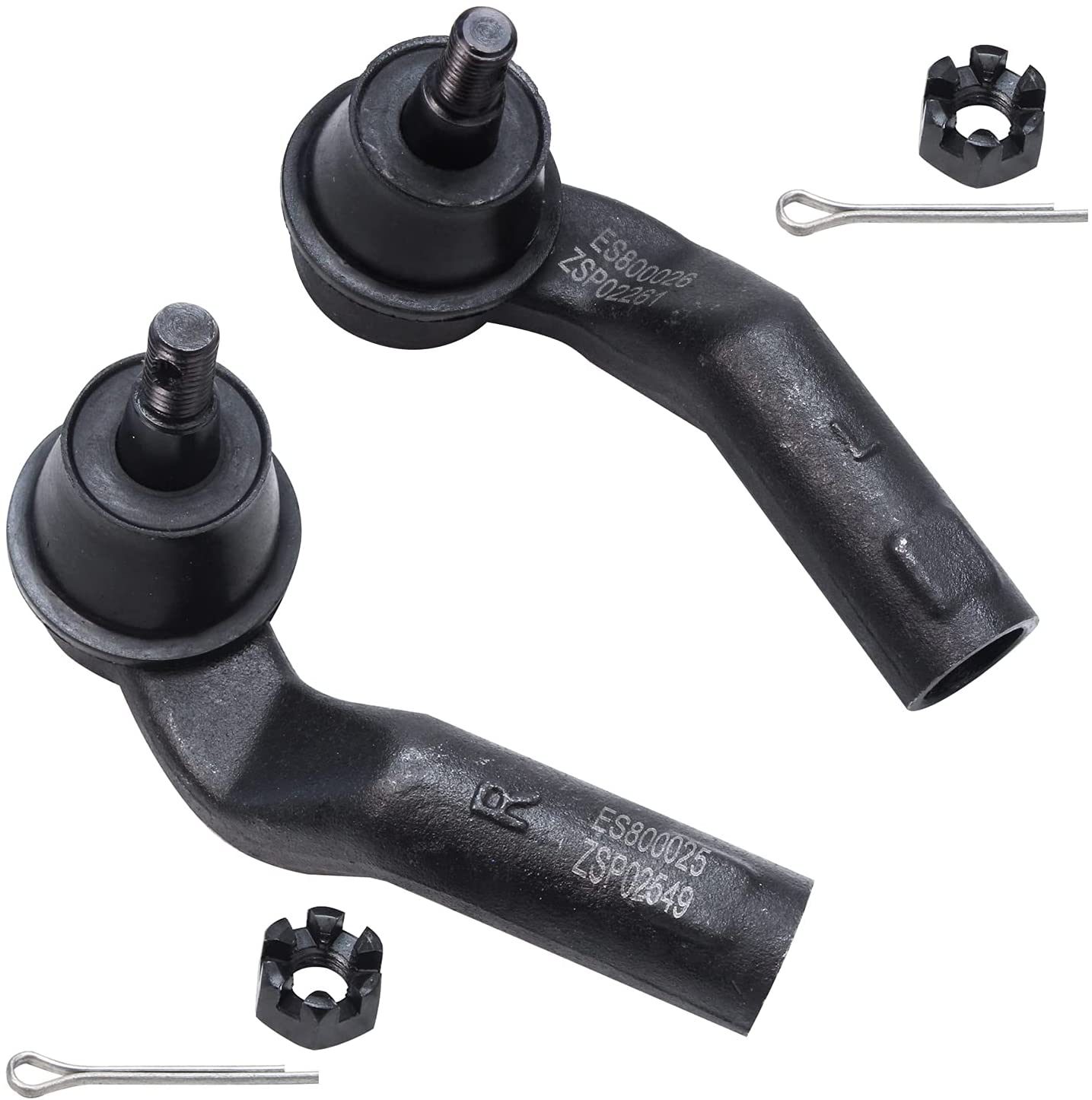 Detroit Axle - Front 8pc Control Arms Kit for 2004-2009 Mazda 3 Sport, 2006-2017 5, 2 Lower Control Arms with Ball Joints 4 Tie Rods 2 Sway Bars Suspension Kit Replacement