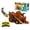 Brown, variant on JUGAAD LIFE Remote Control Dinosaur Car Toys for Boys 3 6 Years Old, Snake Mode Game RC T-Rex Monster Truck with Music, Birthday Gifts for Kids Toddler Girls 5 7