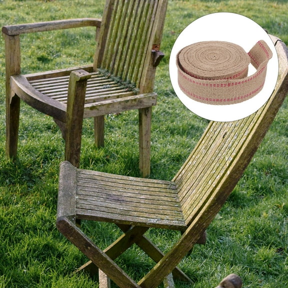 Masteelf Sturdy Jute Rope With For Chair Crochet And Handicrafts Braided Webbing For Furniture Repair Ideal For Diy Projects