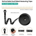 thumbnail image 7 of LNGOOR 2PCS Measure Tape,Soft Tape Measure for Body Sewing Fabric Tailor Cloth Craft Measurement Tape，60 Inch/1.5M Black Retractable Dual Sided Measure Tape, 7 of 7