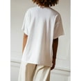 thumbnail image 4 of Gupgi T-Shirts Blancs pour Femmes Soutien-Gorge Imprimé Manches Courtes Col Rond Tee Ample Tops d'Été Décontractés, 4 of 7