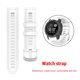 thumbnail image 2 of Kuymtek Correa de silicona para Garmin Instinct 2S Band Watchband Waterproof (Blanco), 2 of 9