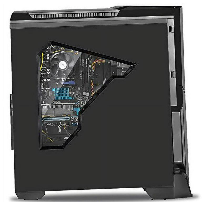 [Ryzen & GTX 1050 Ti Edition] SkyTech Shadow Gaming Computer Desktop PC  Ryzen 1200 3.1GHz Quad-Core, GTX 1050 Ti 4GB, 8GB DDR4 2400, 1TB HDD, 24X  DVD,