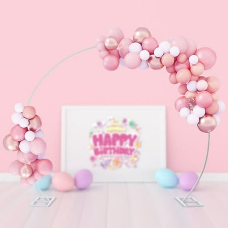 

Wedding Party Flower Display Balloon Decor Metal Round Arch Circle Holder