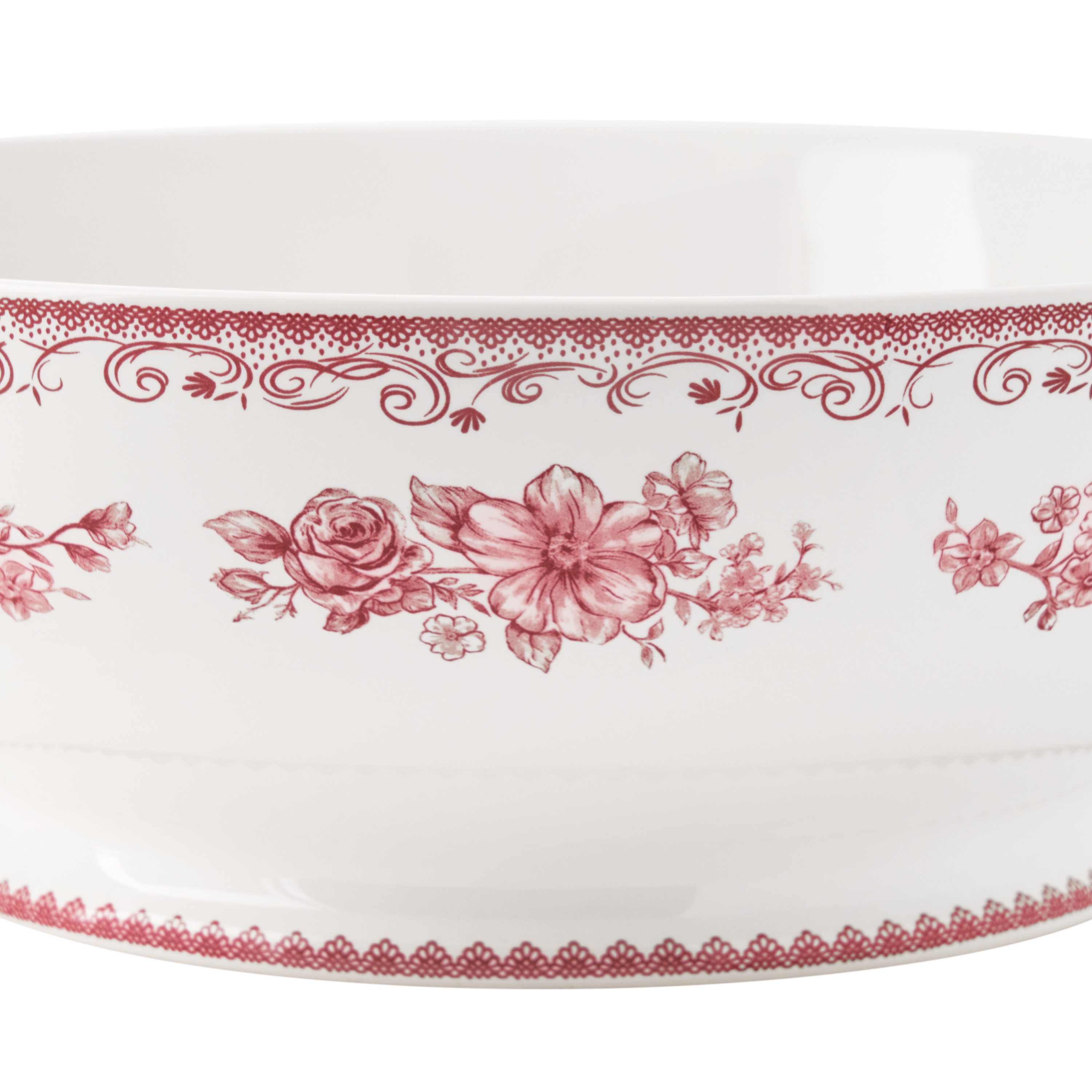 The Pioneer Woman Agatha Red Stoneware Serving Bowl photo 4