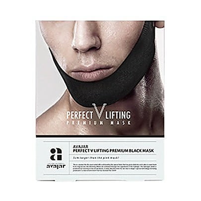 Avajar Perfect V Lifting Premium Black Mask 1Pack (Best Of Perfect Circle)