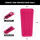 thumbnail image 2 of ZAXOP - Bolsa de 2 tapetes de silicona resistentes al calor para planchas, rizadores, alisadores de pelo, rizadores y herramientas de calor (verde menta-rosa fucsia), 2 of 5
