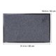 thumbnail image 5 of Waterproof Non-Slip Double Stripe Carpet PVC Composite Sheet For Home Bathroom Kitchen 50X80CM Grey 1Set, 5 of 5
