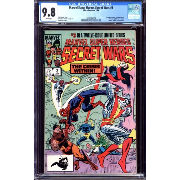 Marvel Super Heroes Secret Wars #3 - CGC 9.8 Comic Book