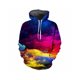 thumbnail image 3 of Sudadera con capucha con estampado de pigmentos para hombre, sudadera con capucha holgada de manga larga con estampado de grafiti colorido en 3D, 3 of 5