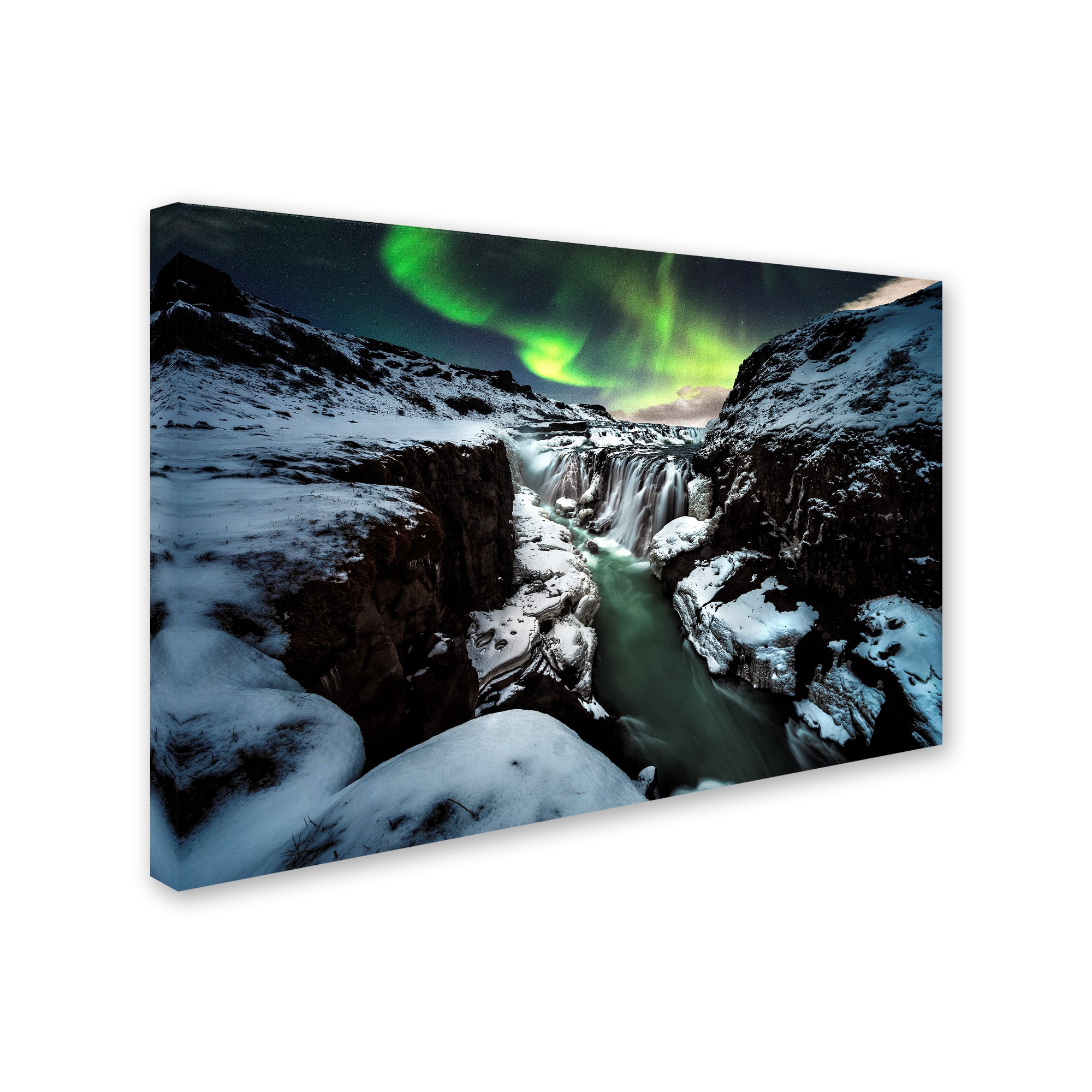 Trademark Fine Art 'Gullfoss' Canvas Art by David Martï¿½n Castï¿½n