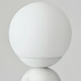 thumbnail image 3 of Brightech Mila LED Table Lamp - Bedside Reading Light with Elegant Marble Base, Modern Desk Lamp, Nightstand Lamp with Ambient Lighting - Modern Globe Lamp Shade - White, 3 of 9