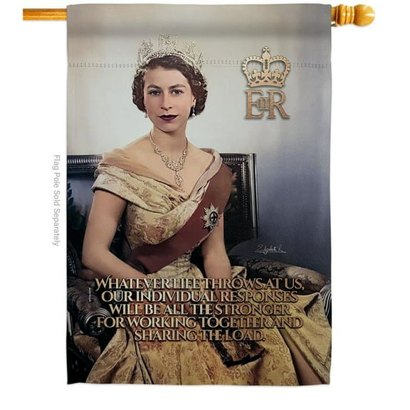 USA Decoration H180329-BO 28 x 40 in. ER II Message Sweet Life Biography Double-Sided Decorative Vertical House Flag for Decoration Banner Garden Yard Gift