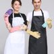 thumbnail image 1 of Moluckfu Delantal Con Ajustables Y Bolsillos Para Cocina En PVC Impermeable, 1 of 5