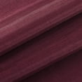 thumbnail image 5 of 2 Panel Faux Silk Solid Curtain Drapes with Bronze Grommet 108" Total width by 63" L, Solid Color Short Curtain Panels for bedroom or small windows - Non-blackouts / Semi sheer Panels - Burgundy, 5 of 5
