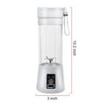 thumbnail image 7 of FUTATA Portable Mini Blender, Smoothie Blender, 6 Blades, Mini Travel Personal Blender, USB Rechargeable, Home Fruit Blender, Detachable Cup (4 Colors Available), 7 of 7