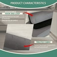 thumbnail image 6 of Refrigerator Handle Covers 3 Sets of 6, Adjustable Non Slip Fridge Door Handle Cover Protector, Appliance Handle Covers for Microwave Dishwasher Cabinet Accessories (Grey), 6 of 7