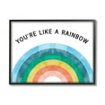 thumbnail image 2 of Stupell Industries You’re Like A Rainbow Phrase Watercolor Pattern Arches, 20 x 16, Design by Daphne Polselli, 2 of 5