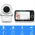 HelloBaby Baby MonitorHB6550 5" Video Baby Monitor with Remote Pan