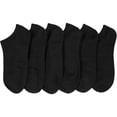 thumbnail image 2 of Sof Sole Lifestyle No Show Stay Put Fit Socks, Black, Medium, 6 Pair, 2 of 4