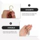 thumbnail image 3 of 1pc Metal Diamond Encrusted Turtle Keychain Chic Tutle Shape Bag Pendant, 3 of 4